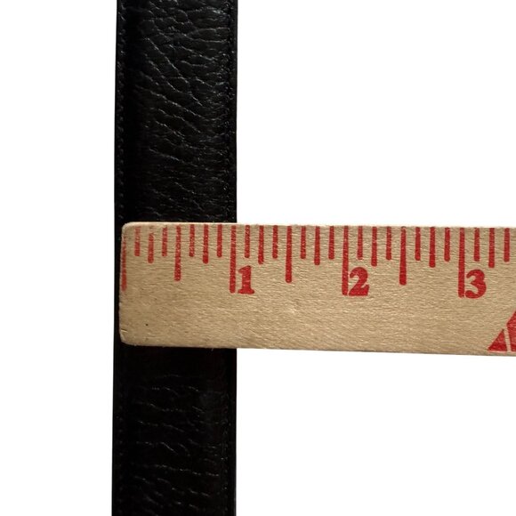 Vintage Leather Belt Women’s Black & Brown Classic Retro Timeless - Picture 6 of 7